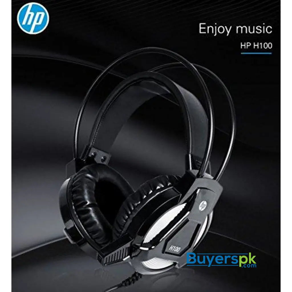 HP H100 Gaming Headset with Mic (Black) - Headset HP H100 Gaming Headset with Mic (Black) - Headset